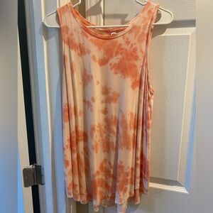 Old Navy Luxe Tie Dye Swing Tank